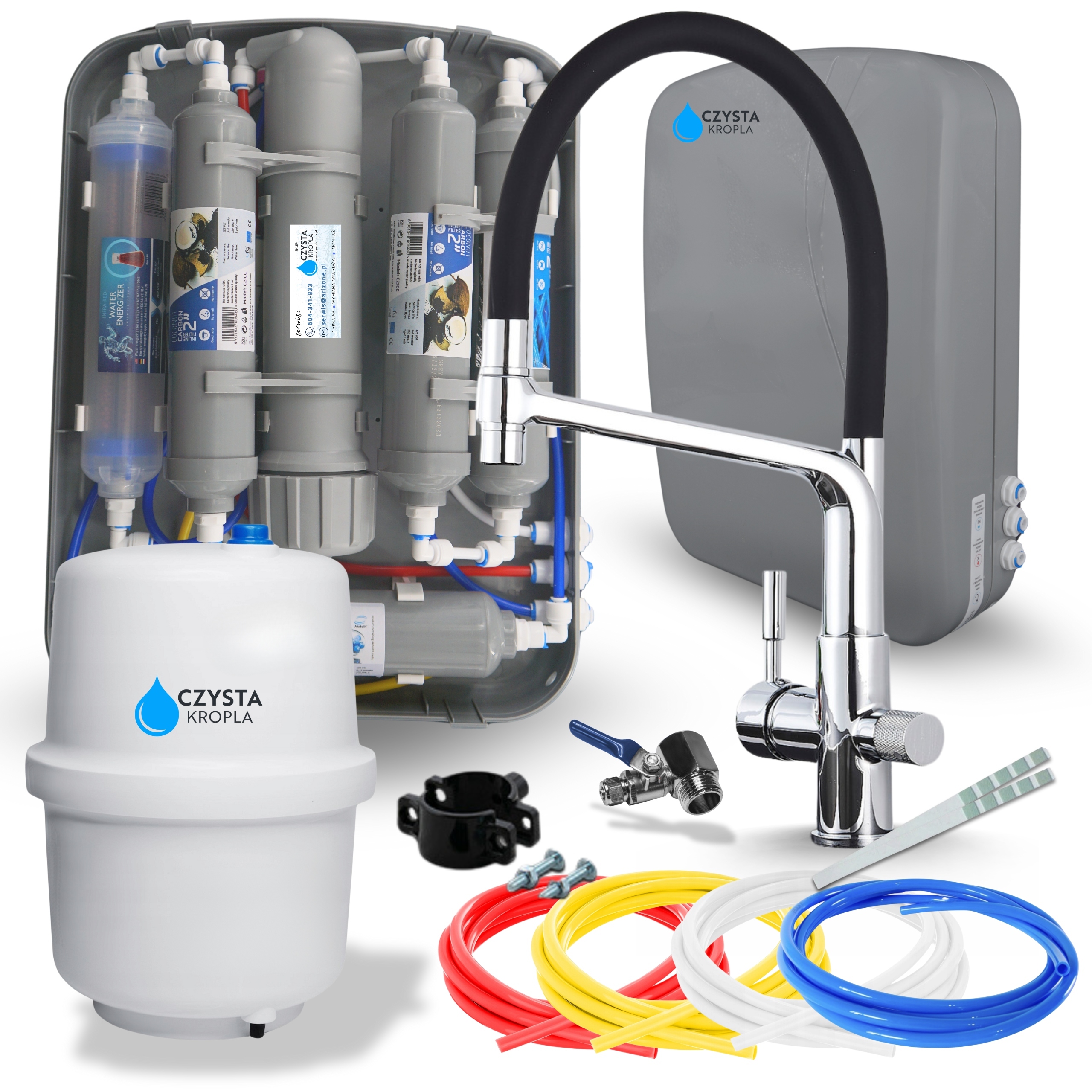 Filtr na pitnou vodu Systém změkčování čištění pod Dřez Set Baterie