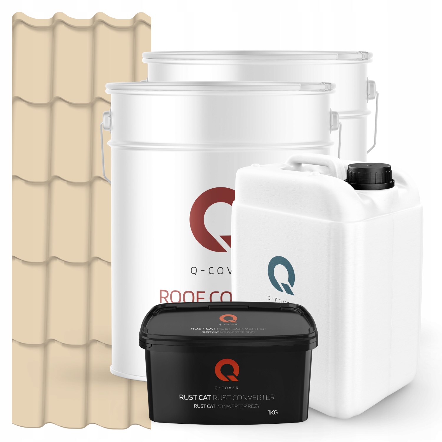 Farba Na Kovovú Strechu Krémovo-béžová Ral 1015 74 m2 Polomatná