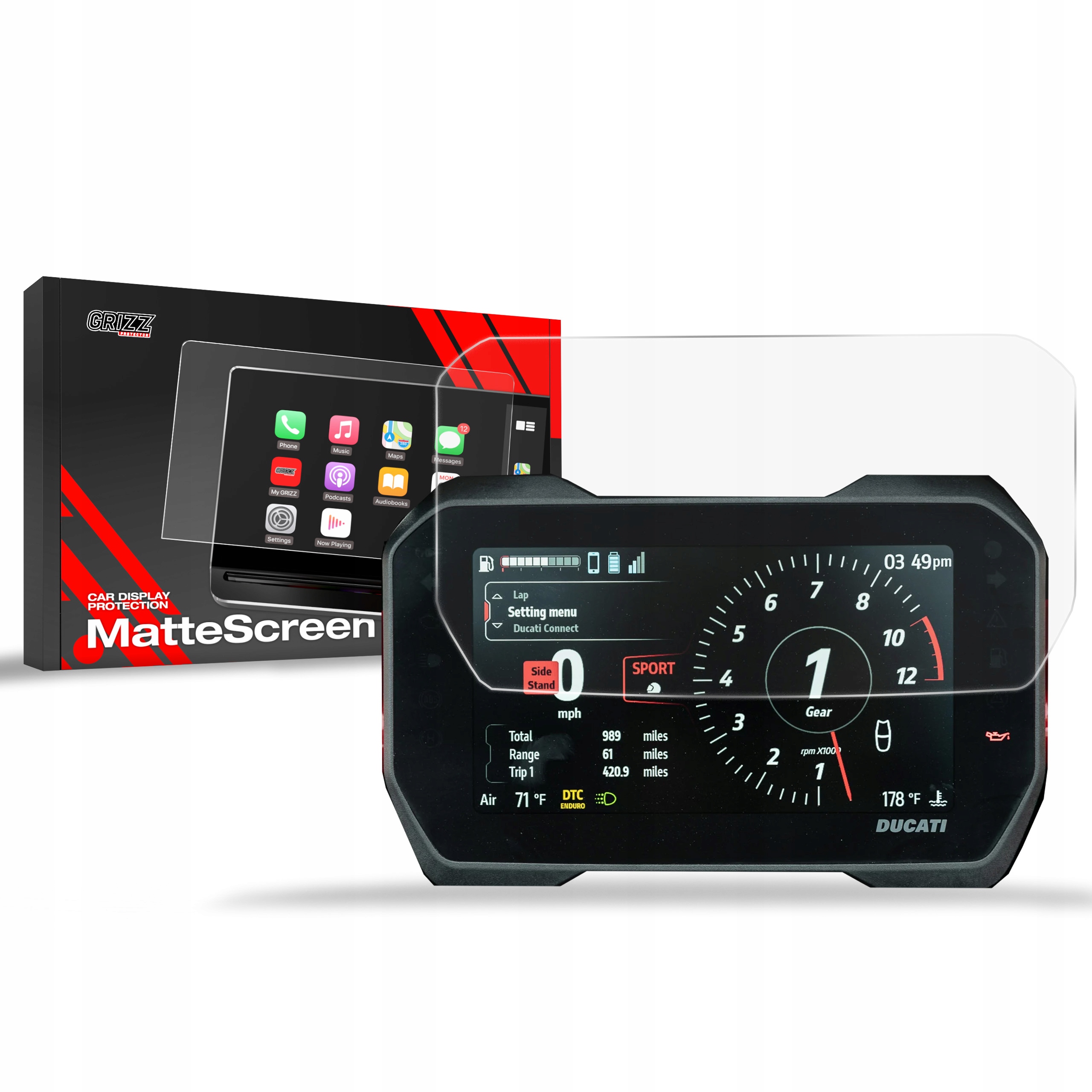 Folia Antyodciskowa do Ducati Multistrada V4 Rs 7" (2024-2025)