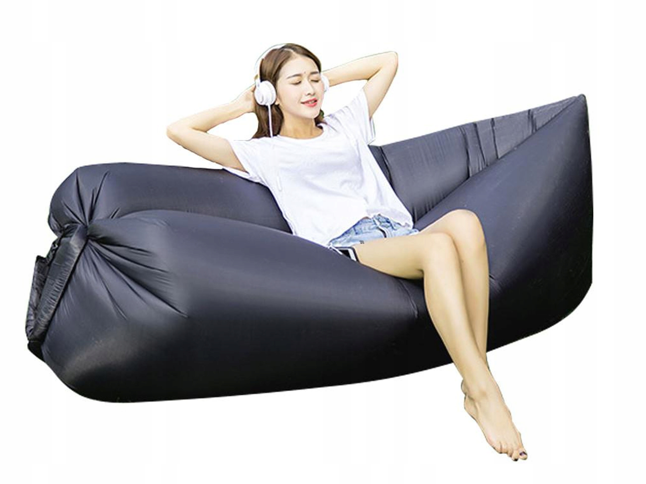 

Leżanka Lazy Bag Sofa Materac Na Powietrze Czarny