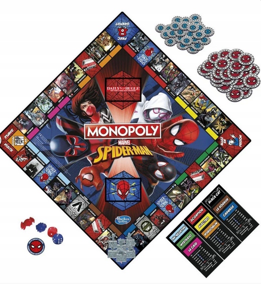 Hasbro Gaming Monopoly: Marvel Spider-Man GRA PLANSZOWA język