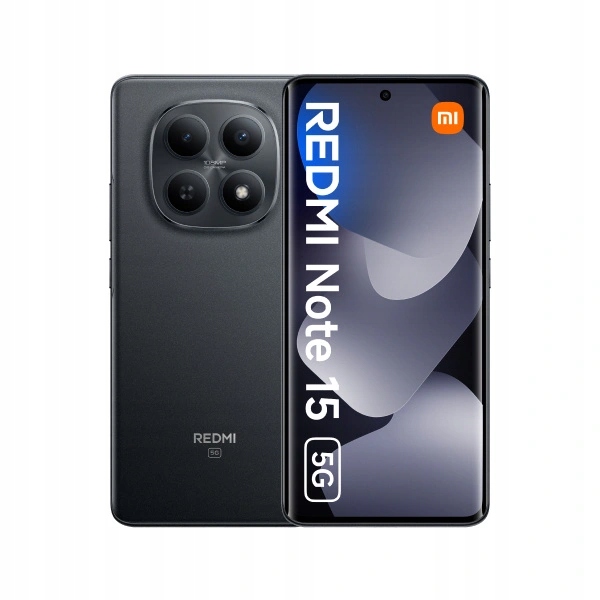 Smartphone Xiaomi Redmi Note 15 5G Černý 8/256GB Amoled 120Hz výkonný