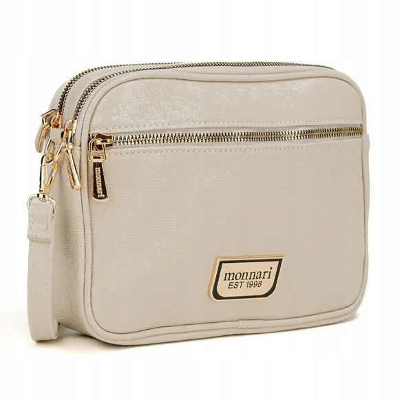 Torebka listonoszka Monnari BAG4830-M15 jasny beż