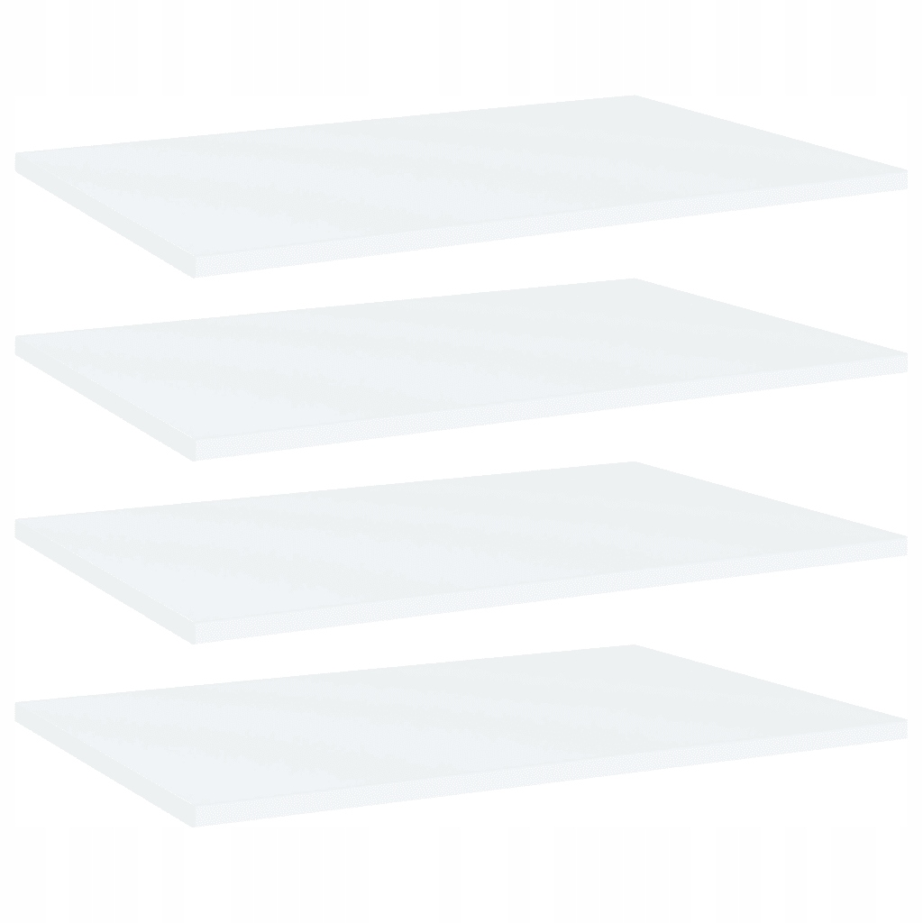 Bílé desky na police 60 x 40 x 1,5 cm, 4 kusy