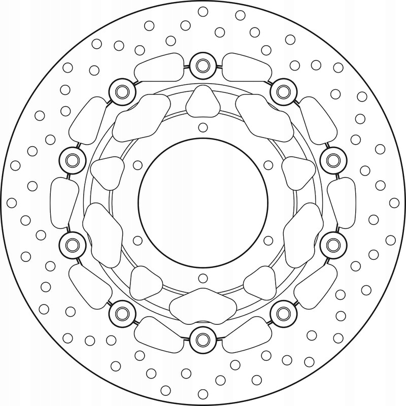 TARCZA HAMULCOWA PRZÓD BREMBO 78B40838 HONDA CB 300 CBF 600 1000 CBR 250 Numer katalogowy części 78B40838