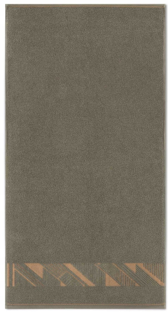 ZWOLTEX Komplet 2 Ręcznik ENZO Brąz 50x90 70x140 Wymiary ręcznika 50x90cm 70x140cm