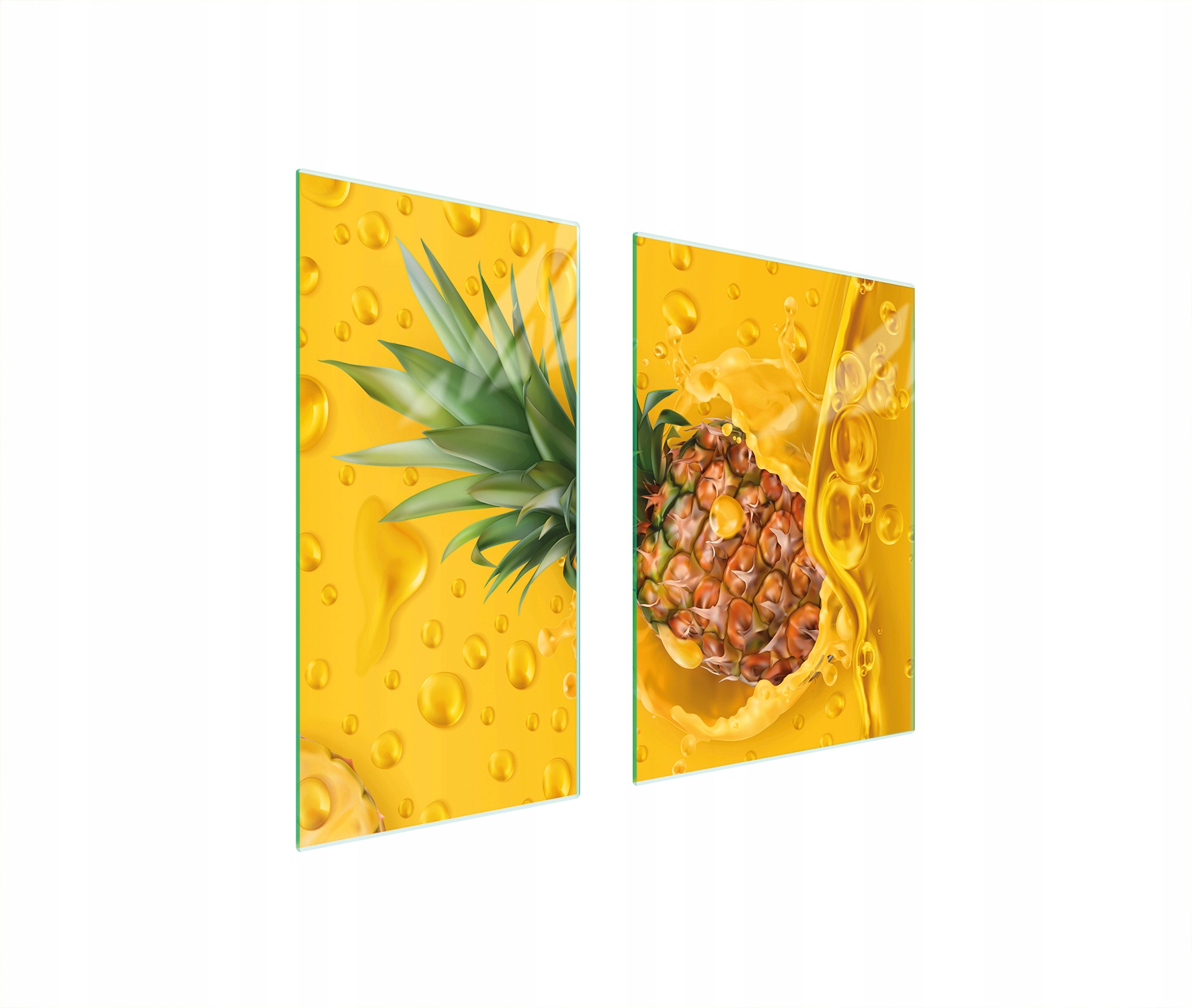 Skleněná Ochranná Deska 75x52 Ananas Tvrzené Sklo