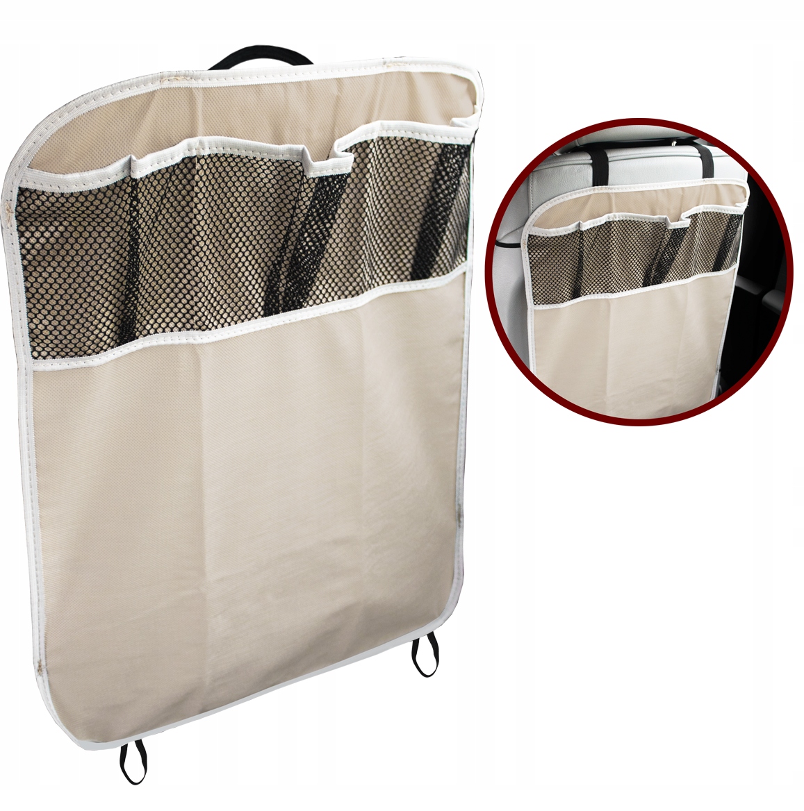 OSŁONA NA TYŁ FOTELA SAMOCHODOWEGO OCHRONA OSŁONA SIEDZENIA PRZED BRUDEM