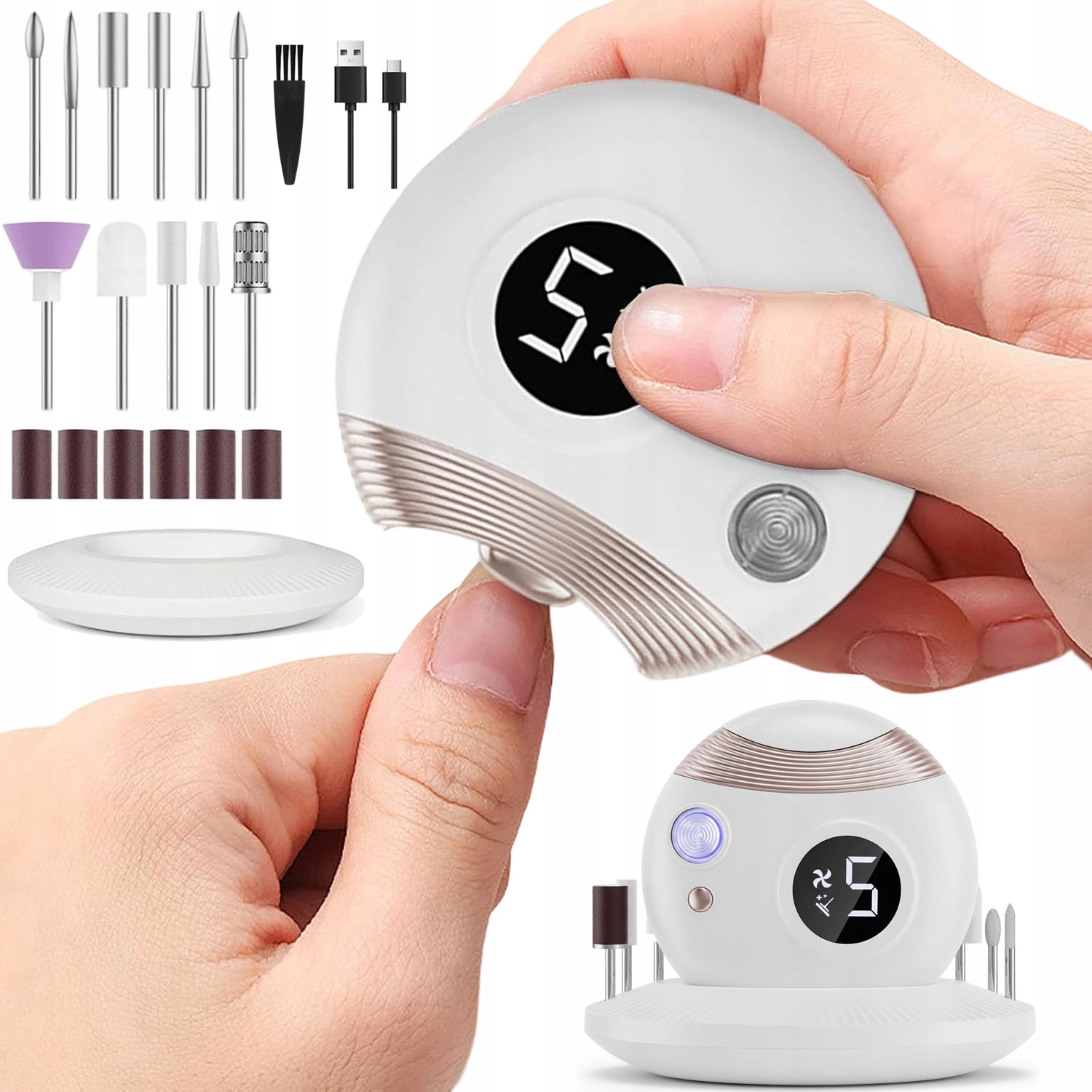 Elektrický Automatický Kleštičky Na Nehty, Leštění Nehtů Tiché