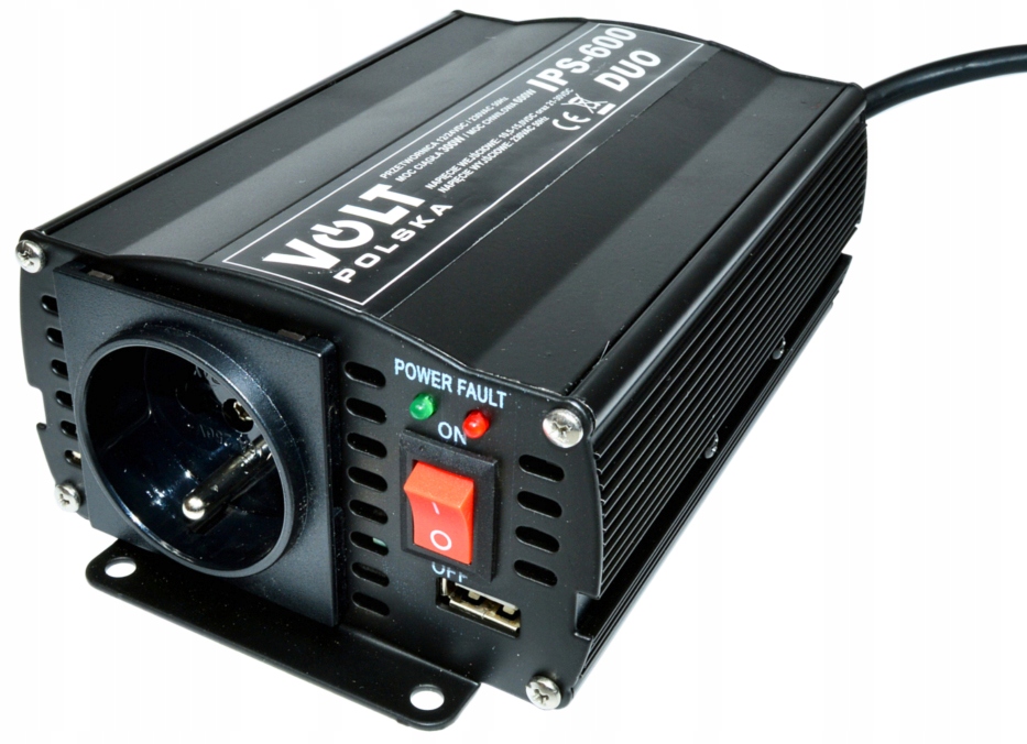 PRZETWORNICA NAPIĘCIA SAMOCHODOWA 12V 24V 230V DUO Kod producenta duo