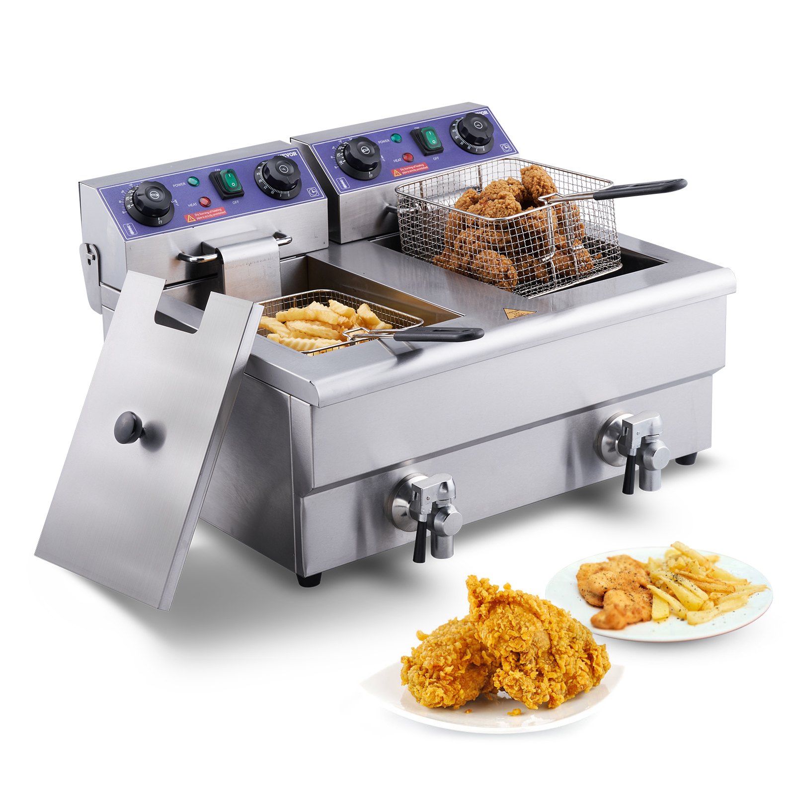 Průmyslová elektrická fritéza 6000 W