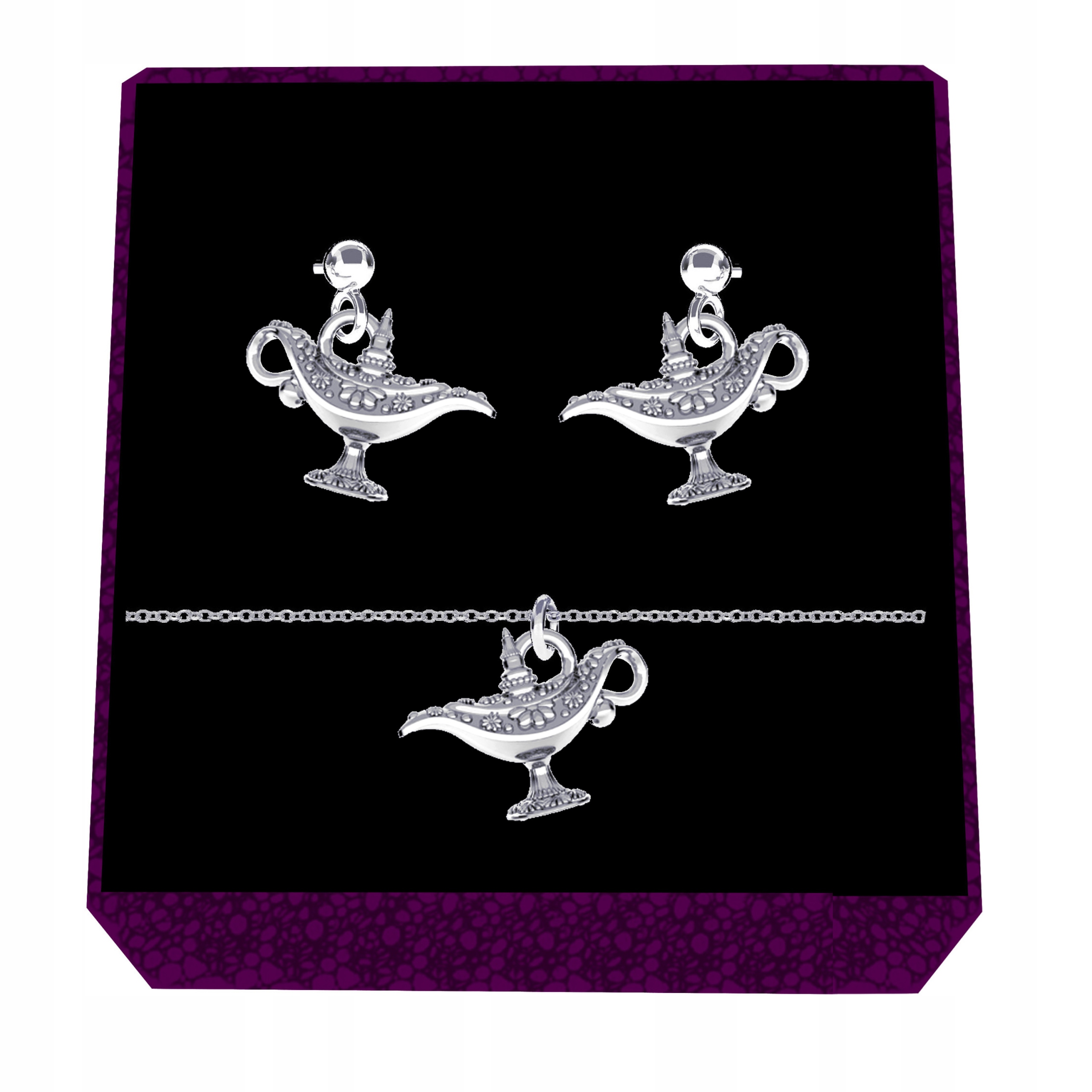 Lampa Aladyna 3D Sada šperků ankr stříbro 925 Symbol snů