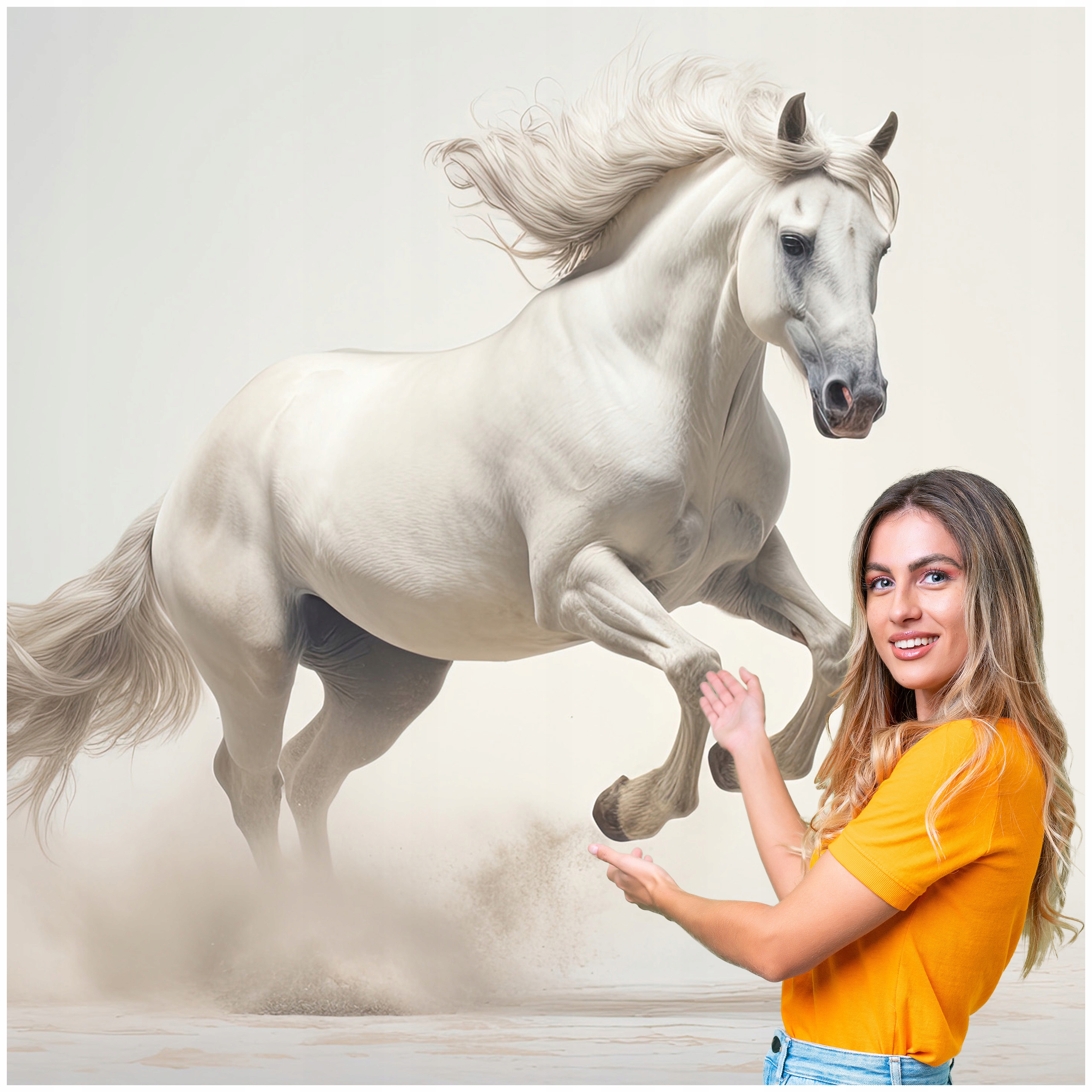 Fototapeta 3D Zvířata Kůň Koně 392x260 KK02W