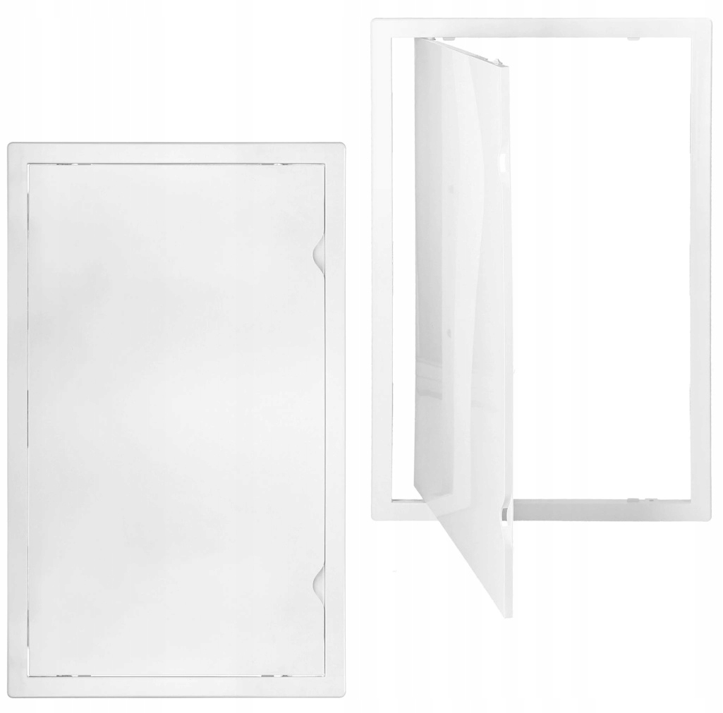 Virone Drzwiczki Rewizyjne Rewizja Plastikowe Uniwersalne 32,5x52,5cm Białe-Zdjęcie-0
