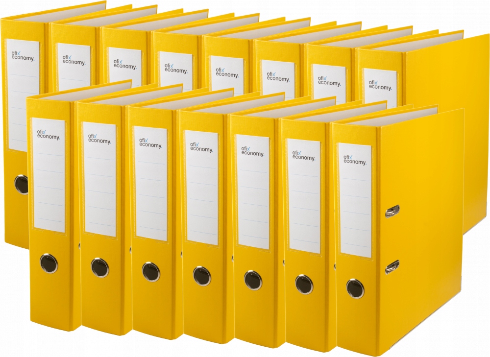 

Segregator Biurowy A4 75mm Okuty Żółty x 15