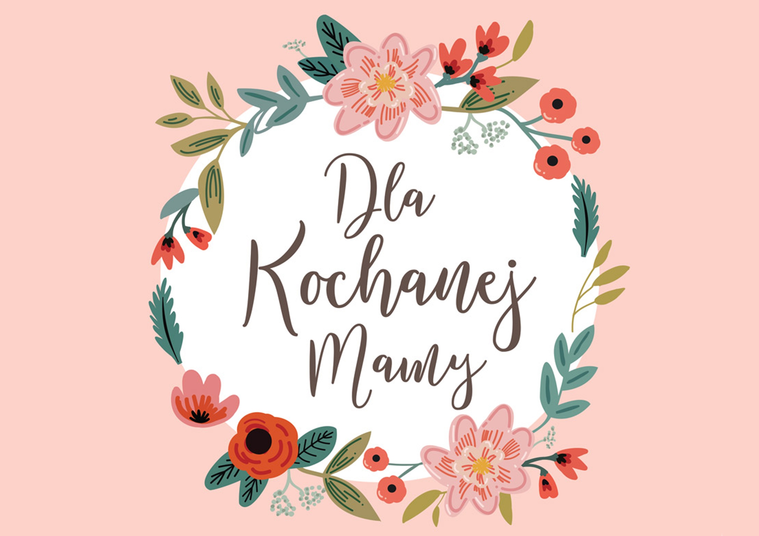 Opłatek na Tort DZIEŃ MATKI Dekoracja Wydruk Cukrowy A4