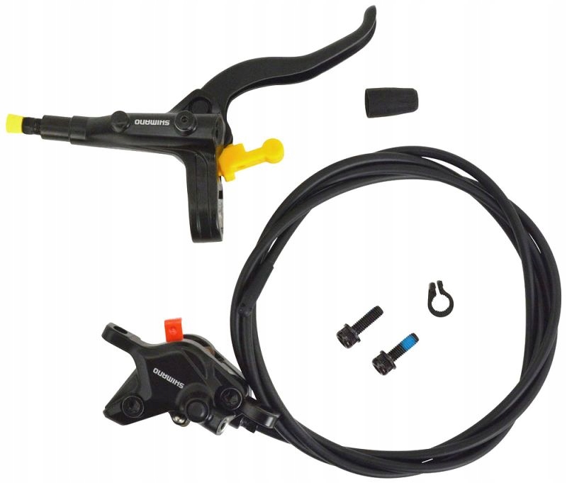 Hamulec hydrauliczny Shimano BR-MT410/BL-MT401 2000 mm 2 tłoki+ adapter tył