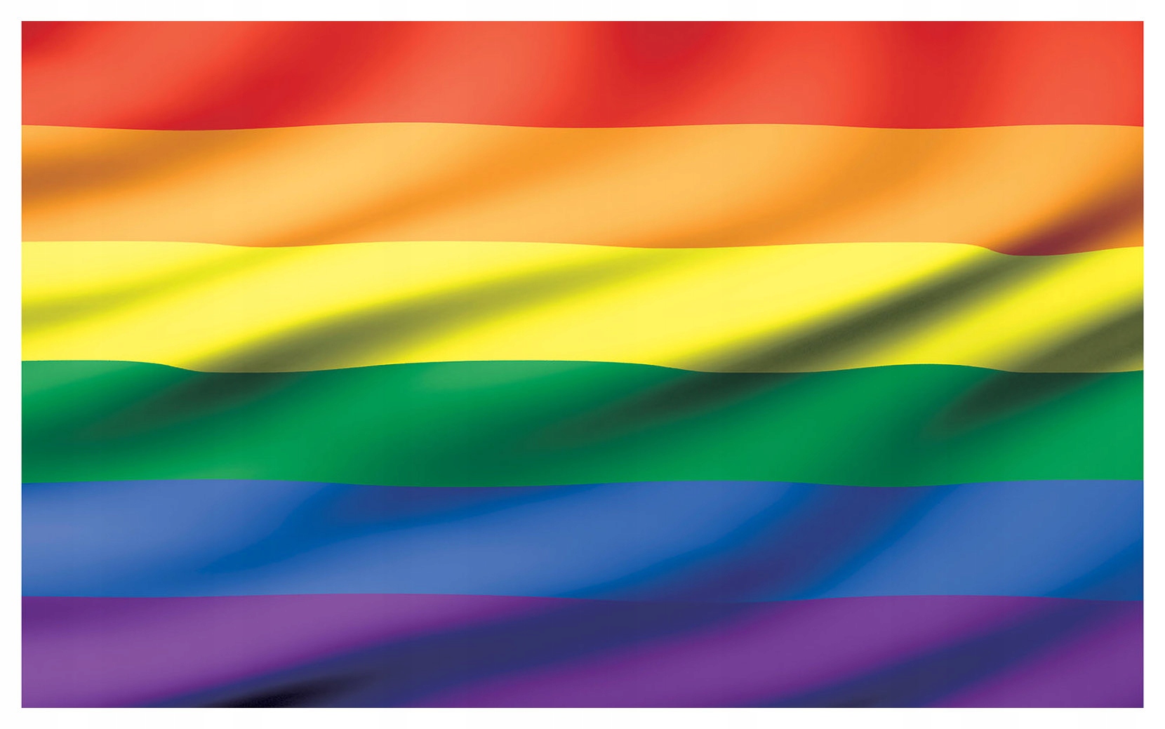 Fototapeta Duhová vlajka vinylová 254x184 Barvy duhy měkké stíny lepidlo