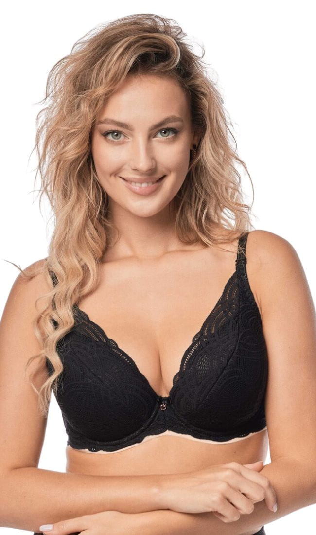 Nipplex Mefemi Podprsenka 65D Daria Push-up Černá