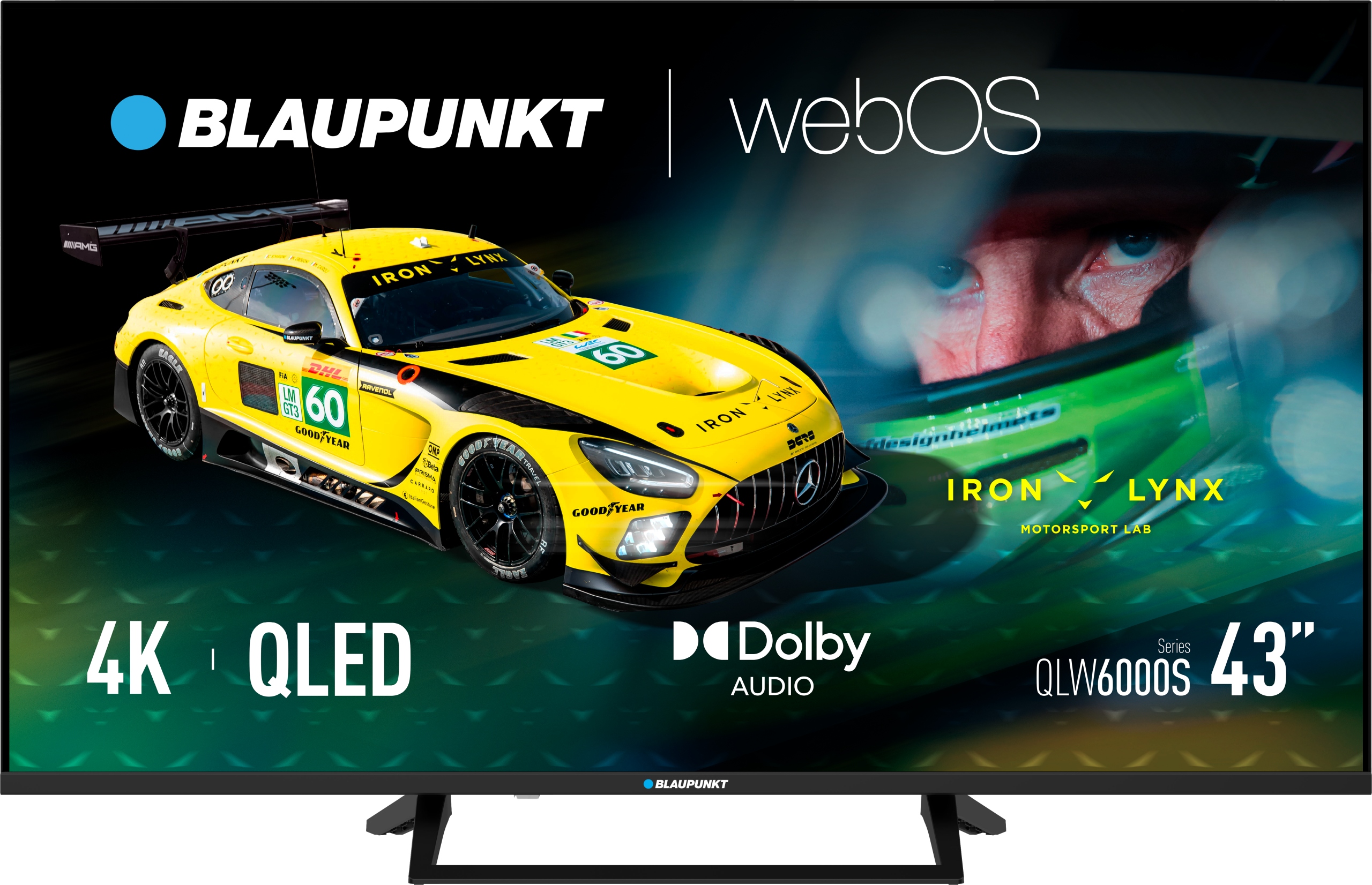 Televízor Blaupunkt 43QLW6000S 43" Qled 4K Uhd WebOS Tv HDR10 Dolby Audio