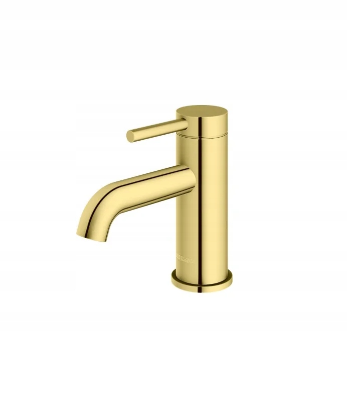 Stojanková Umývadlová Batéria Kohlman Axel Zlatý Jednopákový Elegantný