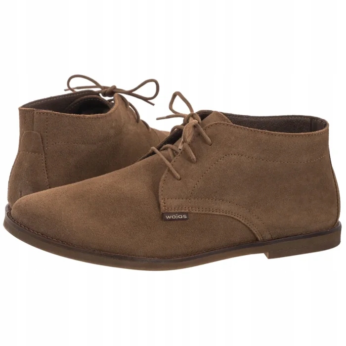 Dámské Kožené Kotníkové Boty Wojas Hnědé 64066-63 Brown