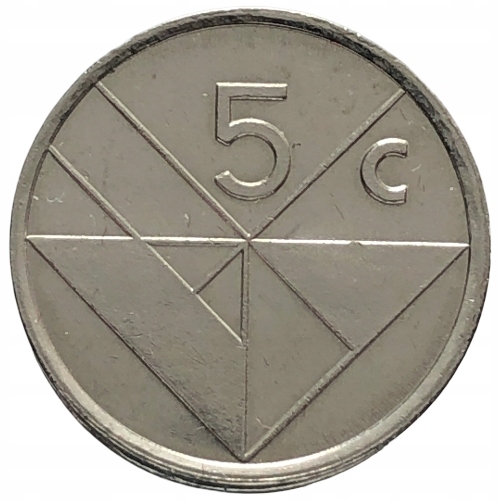 58589. Aruba, 5 centów, 2003r.