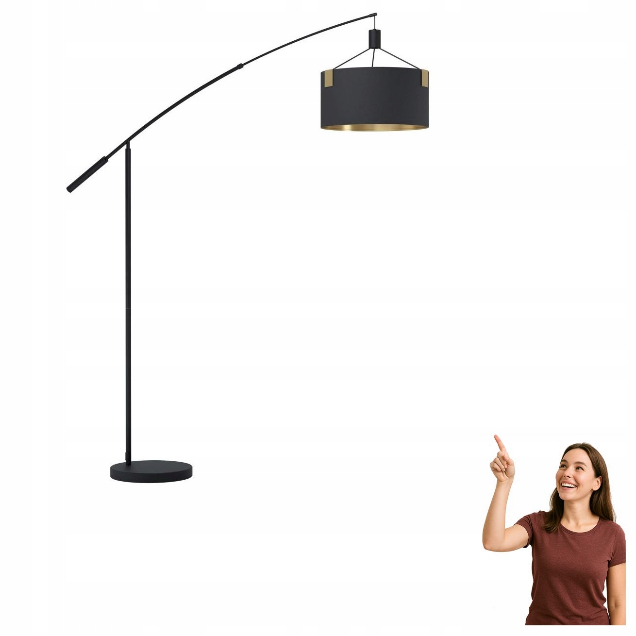 Podlahová lampa Tortola 1 39966 Eglo