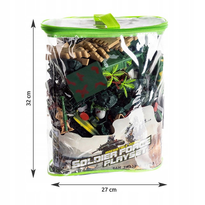 OGROMNY ZESTAW BAZA WOJSKOWA XXL 300 elementów Marka AIG