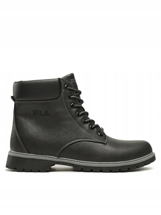 Fila Pánské Černé Kotníkové Boty Ze Syntetického Materiálu 45 6GA