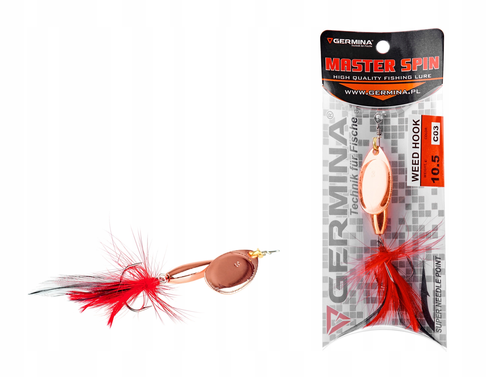 Błystka Obrotowa Germina Weed Hook 10,5g C03