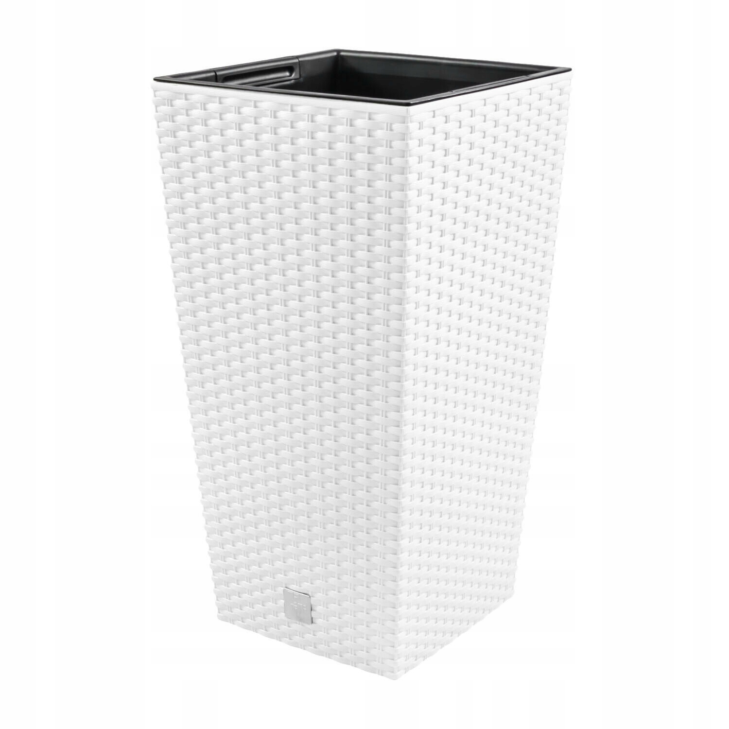 

Donica Doniczka Ogrodowa Rattan Wysoka 50cm wkład