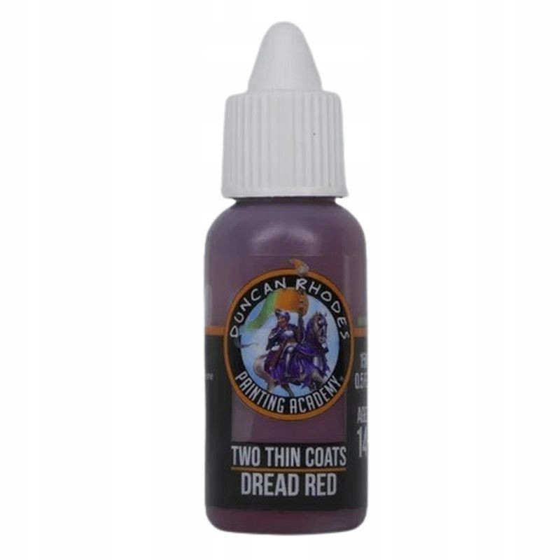 Two Thin Coats: Dread Red 15 ml New