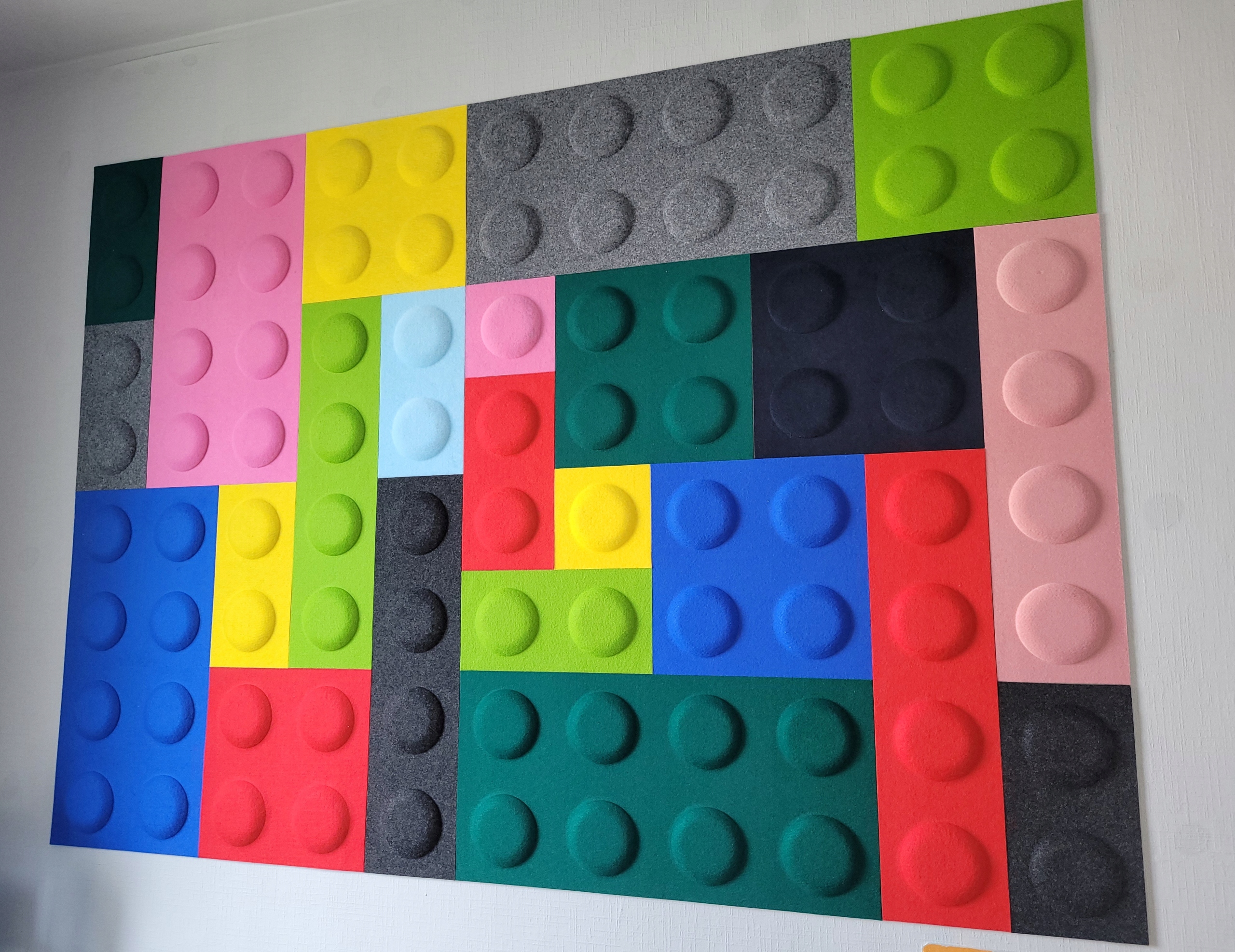 Panel Filcowy Klocek 30X15 KOLORY