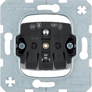 BERKER gniazdo pojedyncze samozaciski mechanizm