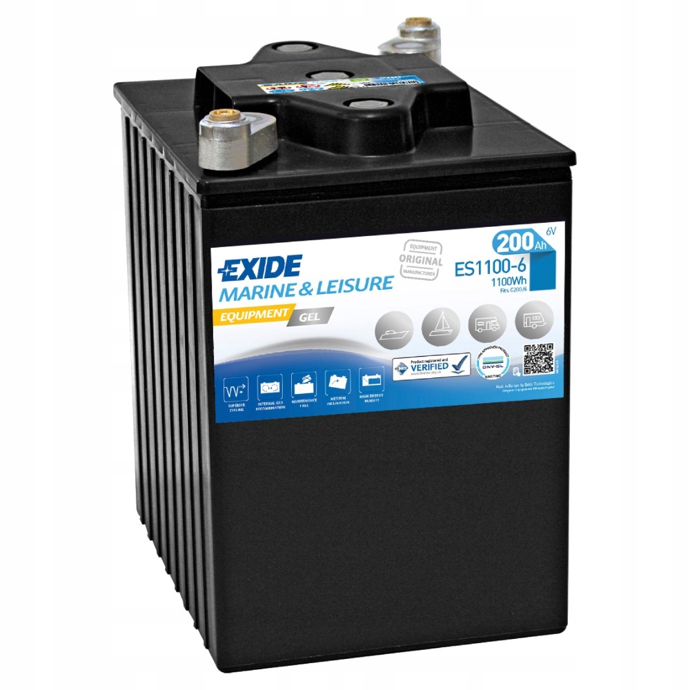 ES1100-6 - Акумулятор Exide M & L GEL 6V 200AH 1100Wh
