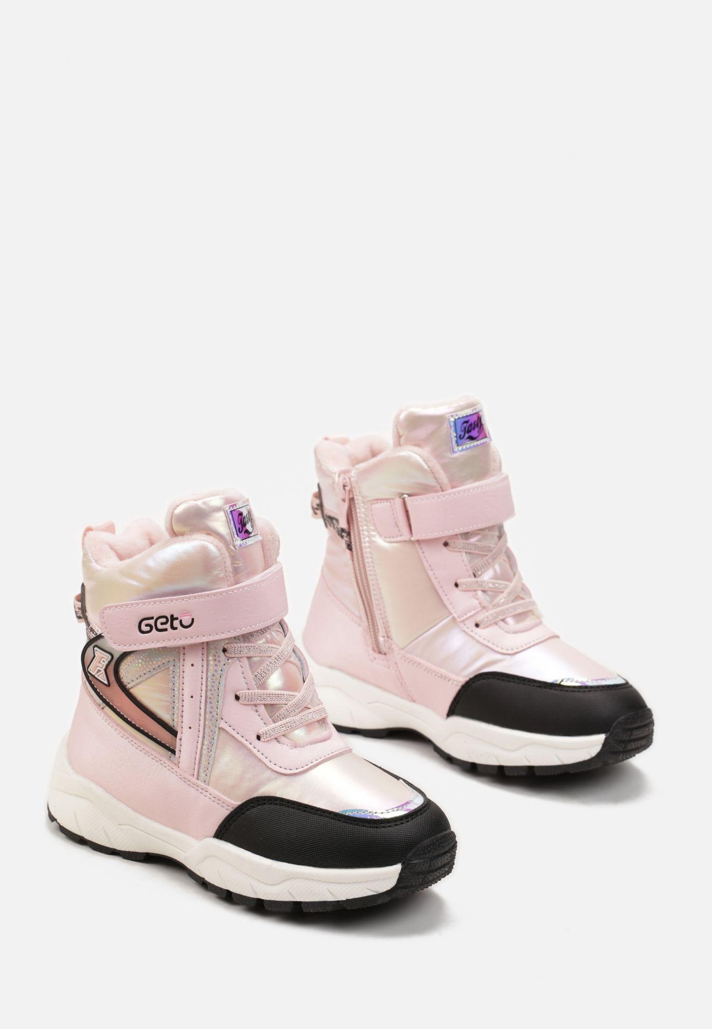 Born2Be Różowe Botki 31 Zima Ekoskóra