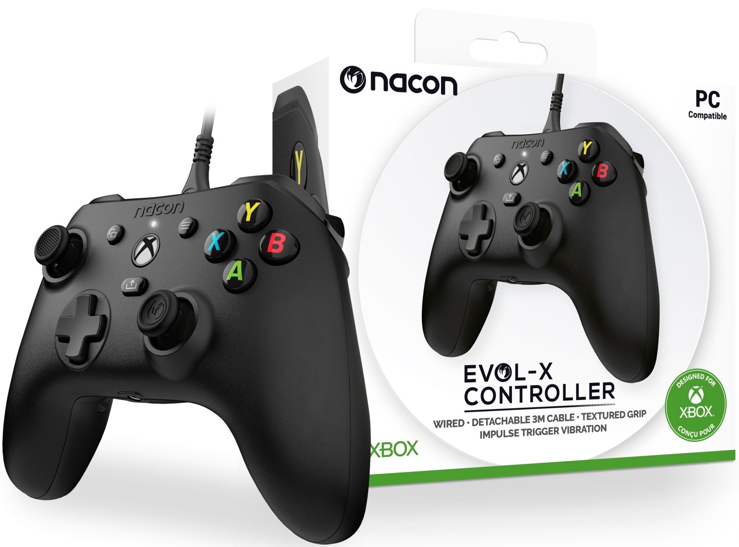 NACON Pad przewodowy EVOL-X czarny Xbox Series ONE