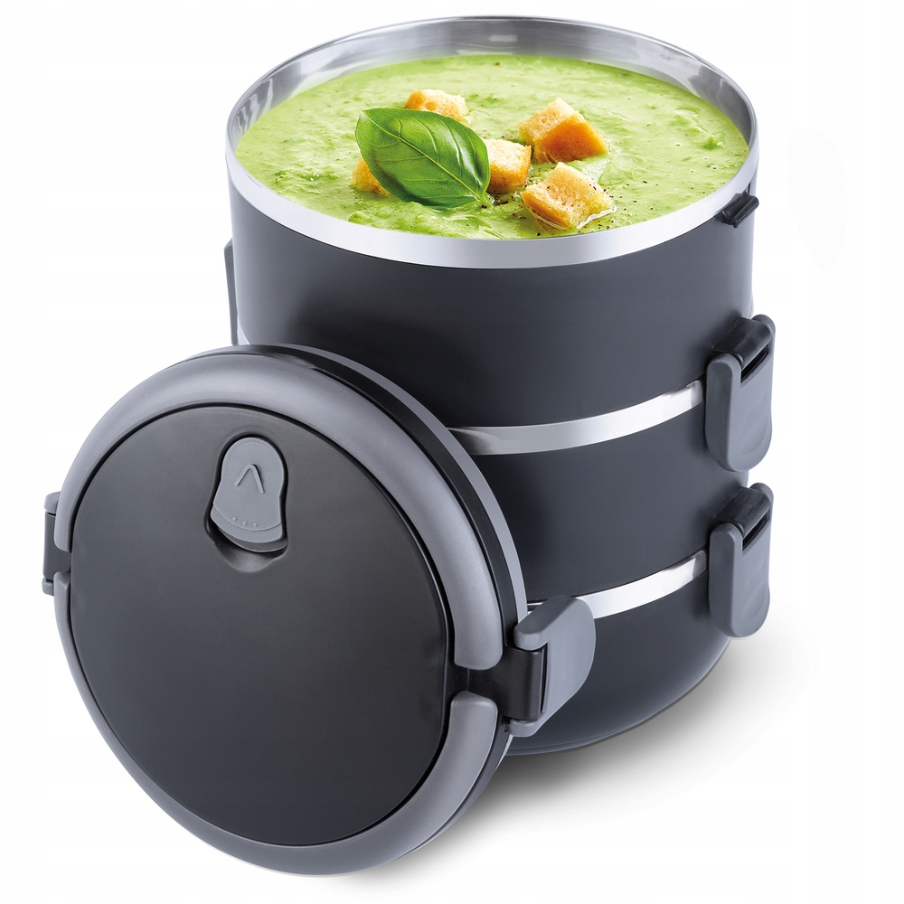 

Termos obiadowy 3-komorowy menażka 1,8l czarna