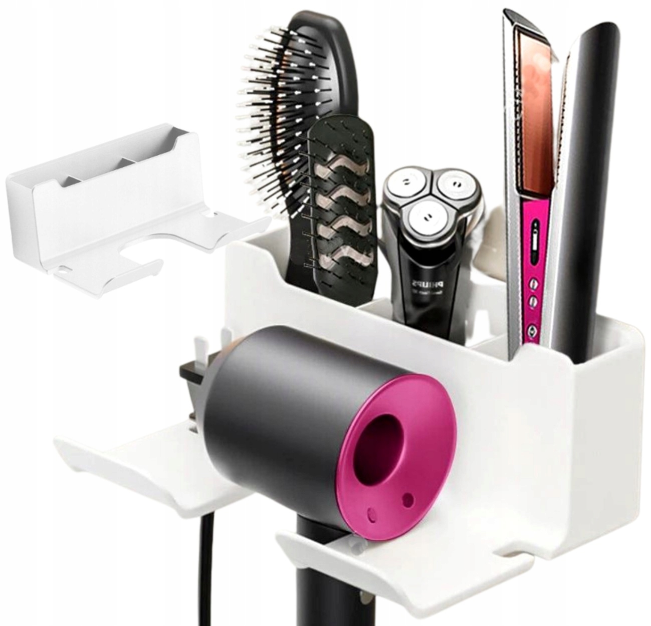 Samoprzylepny Uchwyt na suszarkę szczotkę włosów Stan opakowania oryginalne