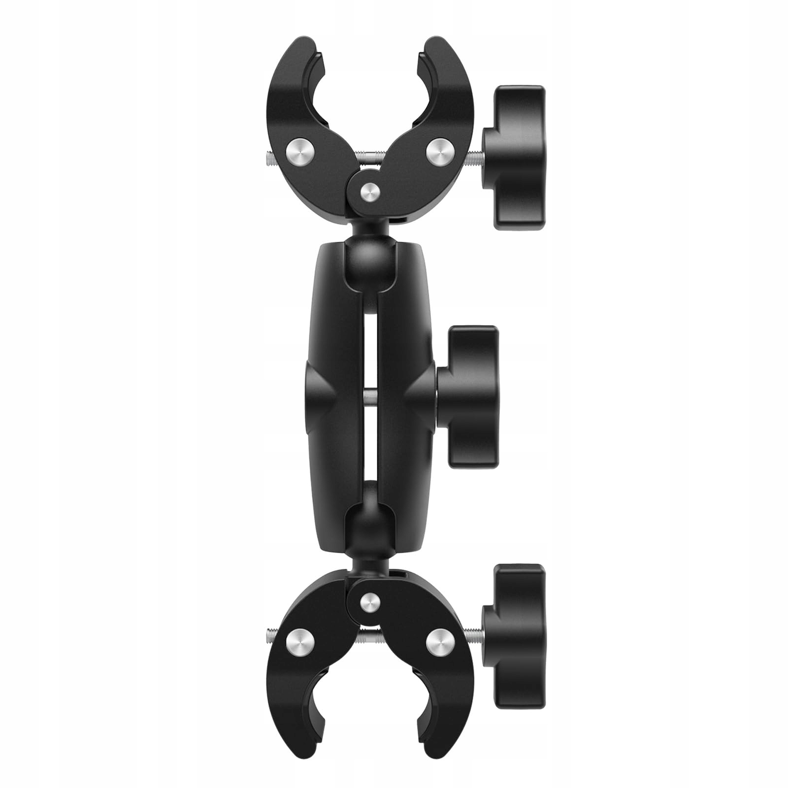 JINLAILI Uchwyt Kamery Dwie Klamry 360° Głowica do Gopro Rower 9CM