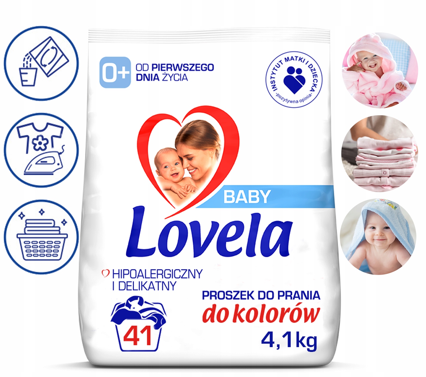 Levně Prášek Lovela Baby na praní oblečení Color 4,1 kg
