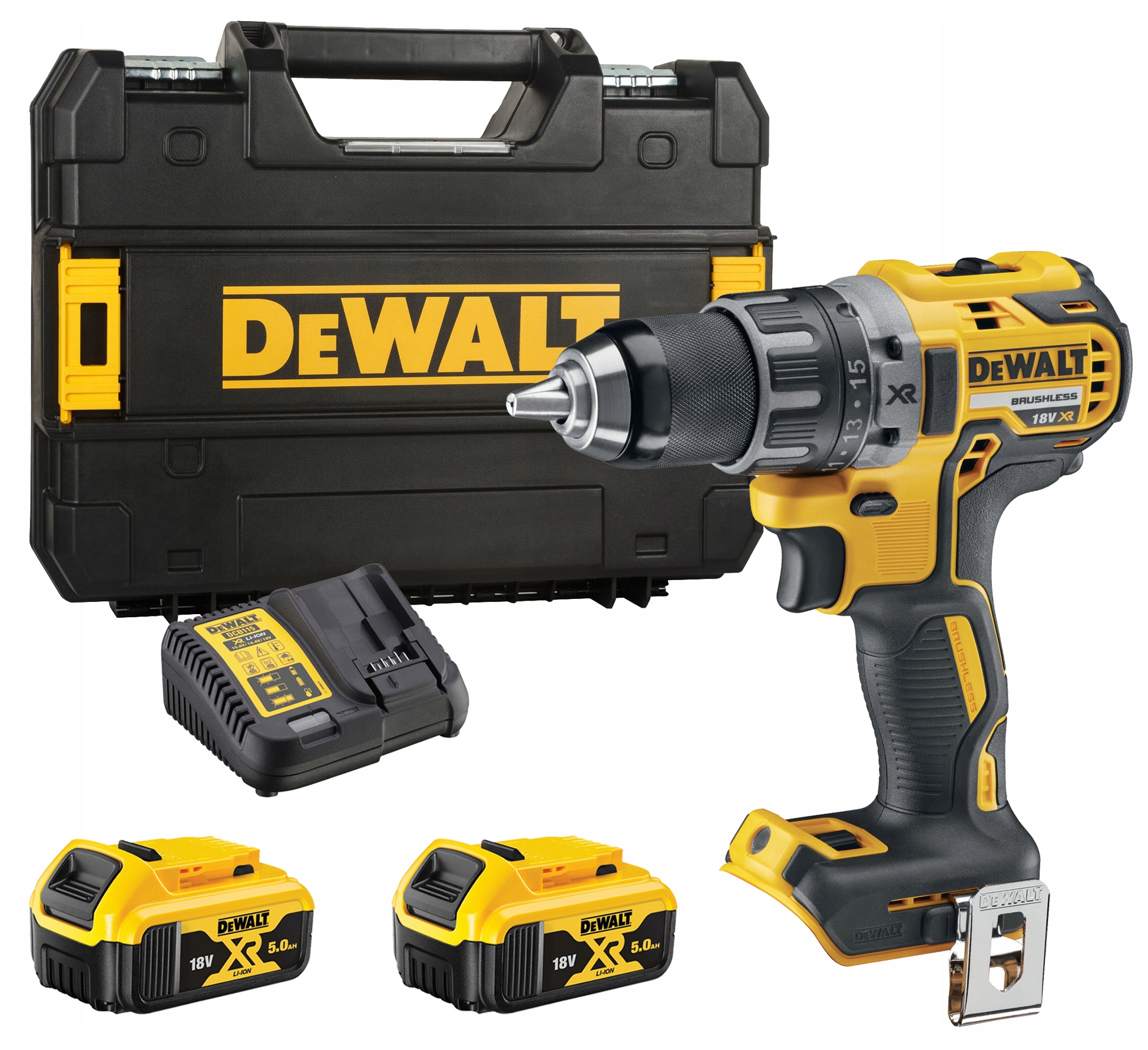

Dewalt Wiertarko-wkrętarka 18V 70NM DCD791P2 2x5Ah