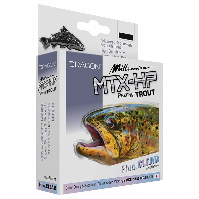 Dragon Millennium Mtx-hp Trout Pstrąg 0,221mm 6,01kg 300m Żyłka Spinningowa