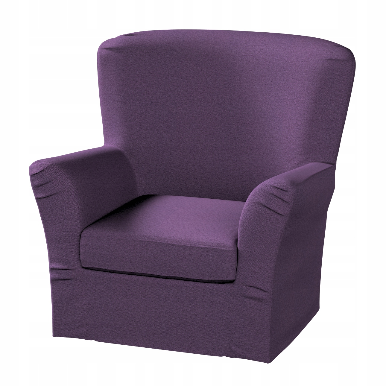 Dekoria Potah na křeslo Tomelilla vysoký s záložkami Ikea růžový