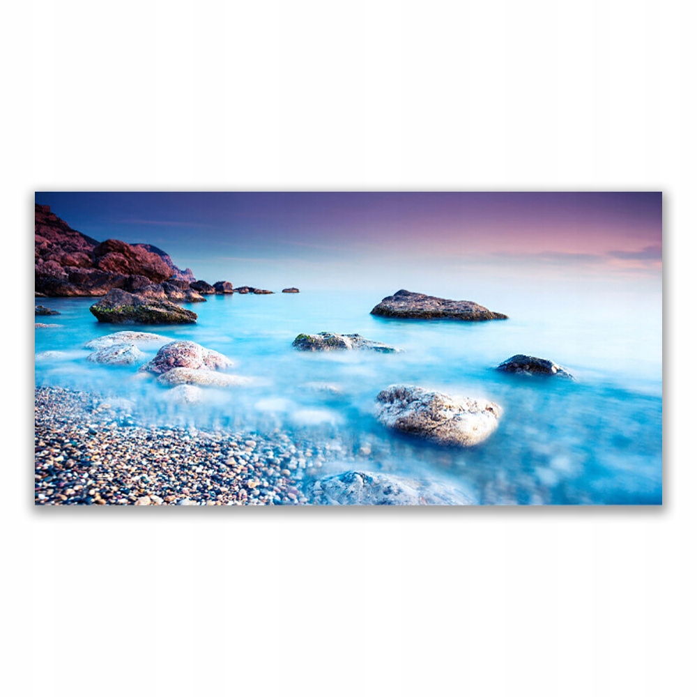 

Obraz akrylowy ścienny 120x60 Morze Kamyczki Zen