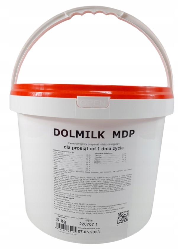 DOLMILK MDP 5 кг заменитель молока для поросят молоко
