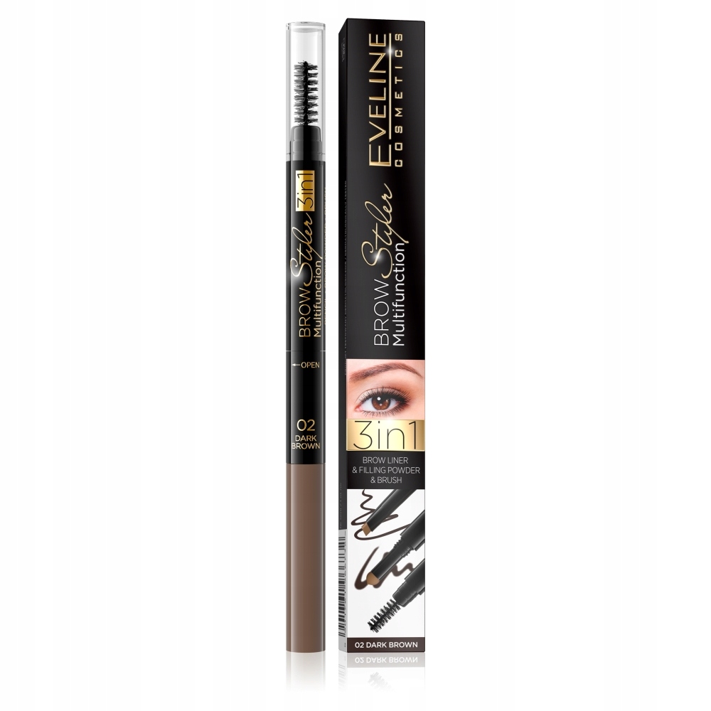 

Eveline Cosmetics Brow Styler kredka 02 Dark Brown