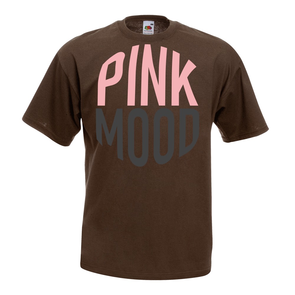 

Koszulka pink mood różowy róż S brązowa