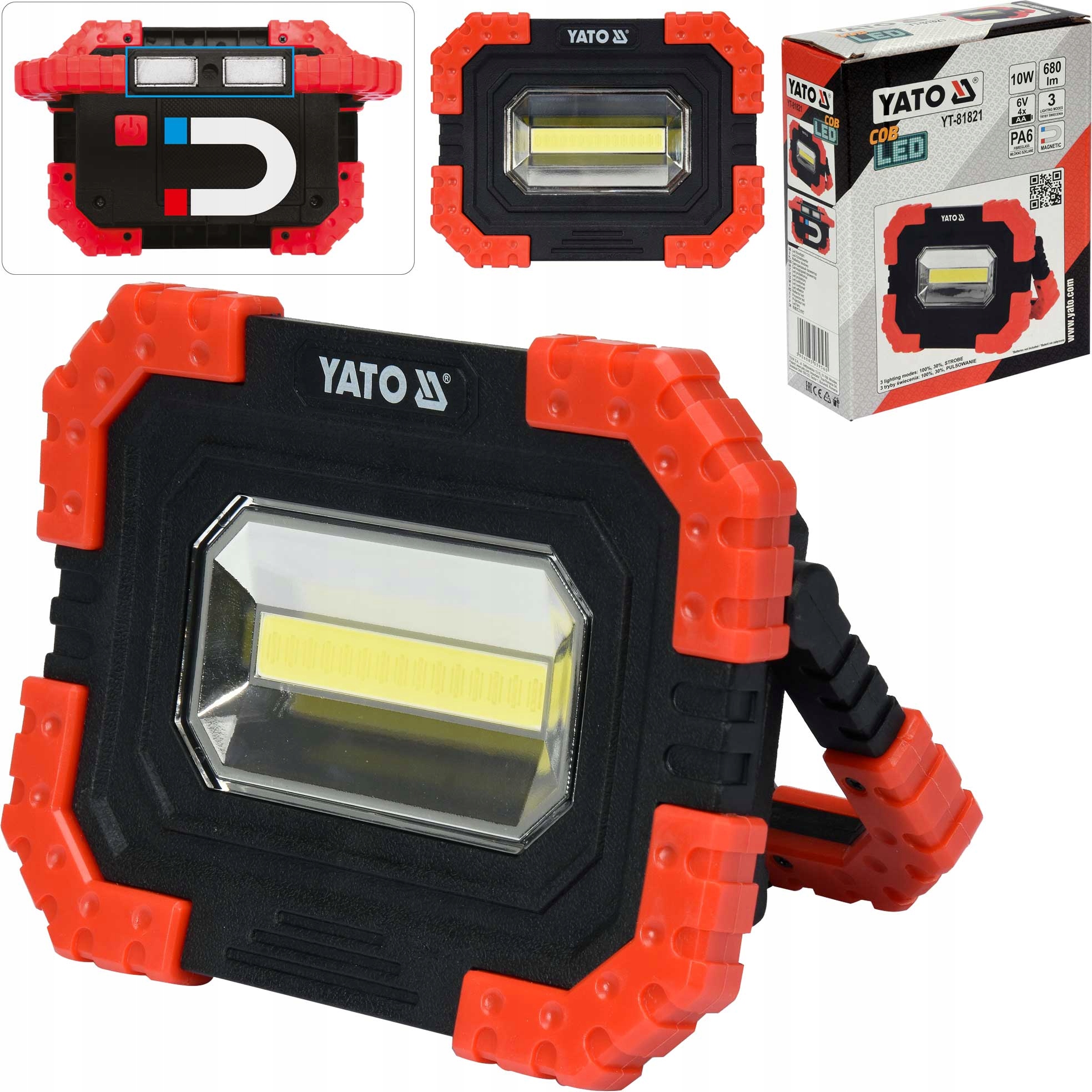 

Naświetlacz Led Reflektor na baterie 10W Cob